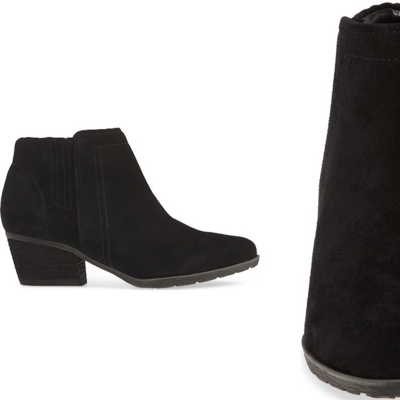 Blondo waterproof leather suede ankle booties - Picture 7 of 7